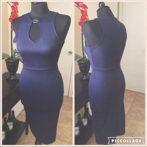 Sophisticated Navy Blue Dress